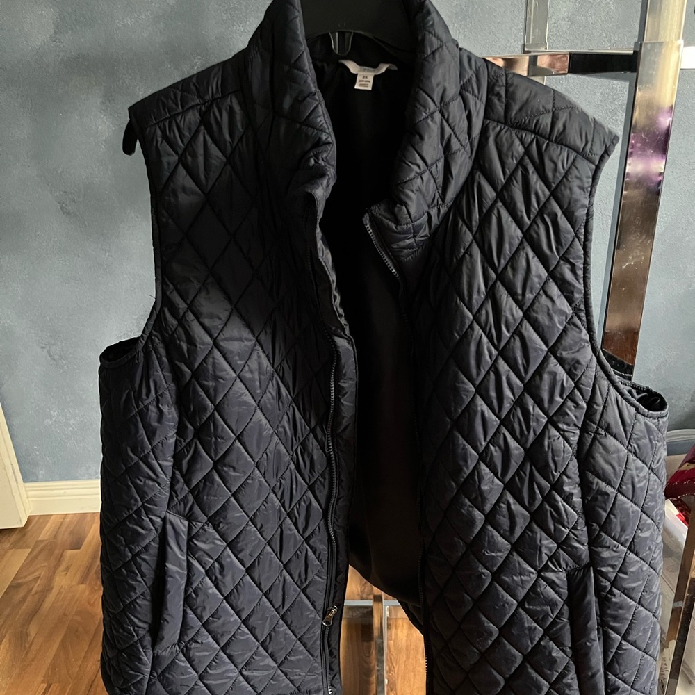 Navy blue vest